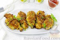 Куриные крылышки, запечённые в панировке из кукурузных хлопьев