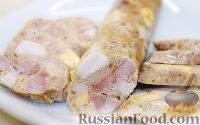 Домашняя колбаса куриная